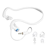 Auriculares impermeables HydroActive Premium de cable corto (conector de 3,5 mm con cable) con 11...