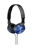 Sony MDR-ZX310APL - Auriculares de diadema cerrados (con micrófono, control remoto integrado), azul