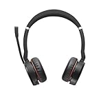 Jabra Evolve 75 MS - Auriculares Inalámbricos Estéreo On-Ear certificados por Microsoft - Batería...