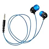 H2O Audio - Auriculares Impermeables para la natación, Surge S+ (Cable Corto), Color Negro y Azul