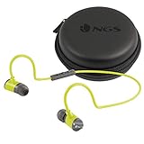 NGS Artica Swing Dentro de oído, Banda para cuello Binaural Inalámbrico Gris, Amarillo -...