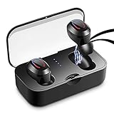 bakibo Auriculares Bluetooth 5.0 Inalámbrico, TWS Deporte Ear-In Auricular con Estuche De Carga...