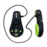 Finis DUO underwater - Reproductor MP3, color negro/ verde ácido