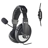 NGS MSX9 Pro - Auricular con Diadema Acolchada, con Control de Volumen hasta 20 Hz, con Micrófono y...